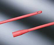 Urethral Catheter Round Tip Red Rubber 10 Fr. 16 Inch