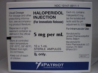 HALOPERIDOL,AMP5MG/ML1ML(10/CT)