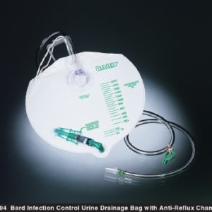 Urinary Drain Bag Bard® Anti-Reflux Valve 2000 mL Vinyl