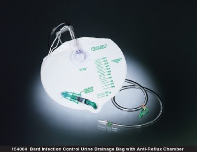 Urinary Drain Bag Bard? Anti-Reflux Valve 2000 mL Vinyl