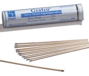 Grafco?SilverNitrate/PotassiumNitrate75%-25%,70mgDoubleDippedVial100Applicators