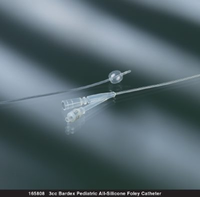 Foley Catheter Bardex? 2-Way Round Tip 3 cc Balloon 10 Fr. Silicone