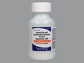 Amoxicillin/PotassiumClavulanate600mg-42.9mg/5mLOralSuspensionBottle75mL