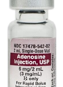 Adenosine3mg/mLIntravenousInjectionSingleDoseVial2mL