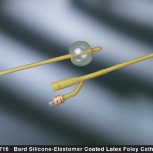 Foley Catheter Bard® 2-Way Standard Tip 5 cc Balloon 16 Fr. Silicone Coated Latex