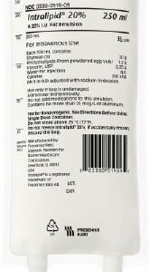 Intralipid?FatEmulsion20%IntravenousIVSolutionFlexibleBag250mL