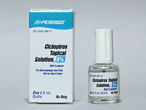 Ciclopirox8%TopicalSolutionBottle6.6mL