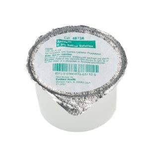 AirLife®SuctioningSolutionSterileSodiumChloride0.9%SolutionFoil-LiddedCup120mL