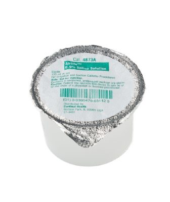 AirLife®SuctioningSolutionSterileSodiumChloride0.9%SolutionFoil-LiddedCup120mL