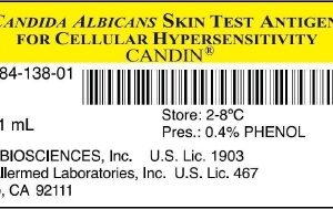 Candin?CandidaAlbicansFDAStandardScratchTestMultipleDoseVial1mL