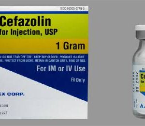 CephalosporinCefazolinSodium1Gram/10mLIntramuscularorIntravenousInjectionVial10mL