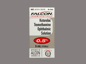 KetorolacTromethamine0.5%OphthalmicDropsDropperBottle5mL