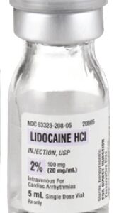 LidocaineHCl,PreservativeFree2%,20mg/mLIntravenousInjectionSingleDoseVial5mL