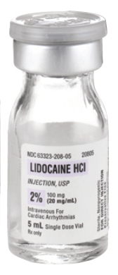 LidocaineHCl,PreservativeFree2%,20mg/mLIntravenousInjectionSingleDoseVial5mL