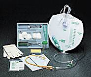 Indwelling Catheter Tray Bard® Lubricath® Foley 18 Fr. 5 cc Balloon Hydrogel Coated Latex