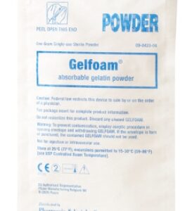 Gelfoam? Absorbable Gelatin Powder Topical Powder Carton 1 Gram