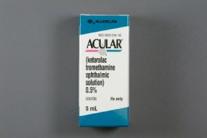 Acular® Ketorolac Tromethamine 0.5% Ophthalmic Drops Dropper Bottle 5 mL