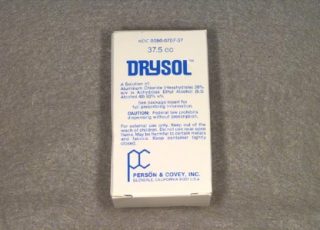 Drysol? Aluminum Chloride 20% Topical Solution Bottle 37.5 mL