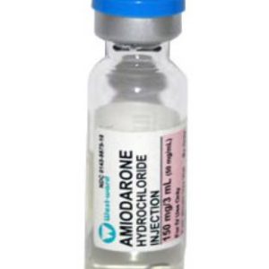 Amiodarone HCl 50 mg / mL Intravenous Injection Single Dose Vial 3 mL