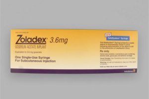 Zoladex* Goserelin Acetate 3.6 mg, 1 Month Subcutaneous Implant Prefilled Syringe 1 Implant