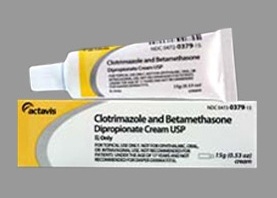 Clotrimazole / Betamethasone Dipropionate 1% - 0.05% Topical Cream Tube 45 Gram