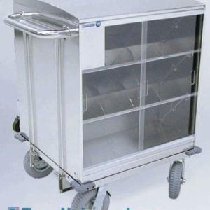 Electropolished Stainless Steel Domed Cart