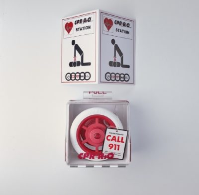 Handheld CPR Device with Cabinet CPR RsQ Assist?