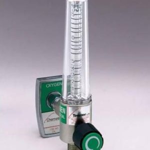 Single Oxygen Flow Meter Nickel Plated Brass, Polycarbonate Soft-Touch Timeter®