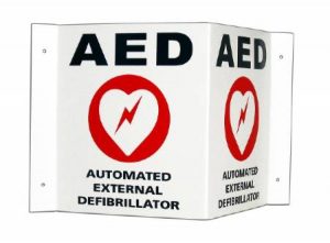 3D Sign Kit Aed Automated External Defibrillator