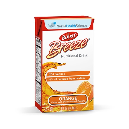 Oral Supplement Boost Breeze® Orange 8 oz. Carton Ready to Use
