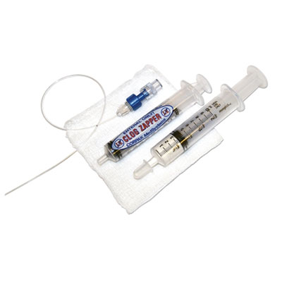Enteral Feeding Tube Declogger Kit Clog Zapper™ (2) 10 mL Oral Syringes / 12 Inch Applicator
