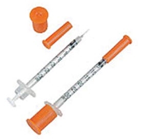 Insulin Syringe with Needle Comfort Point™ 0.3 mL 30 Gauge 5/16 Inch Attached Needle Without Safety