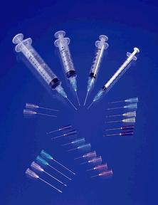 Syringe with Hypodermic Needle ExelInt® 10 mL 18 Gauge 1 Inch Detachable Needle Without Safety