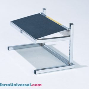 Foot Rest; Adjustable, Chrome Plated