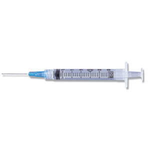 Syringe with Hypodermic Needle PrecisionGlide? 3 mL 22 Gauge 1 Inch Detachable Needle Without Safety