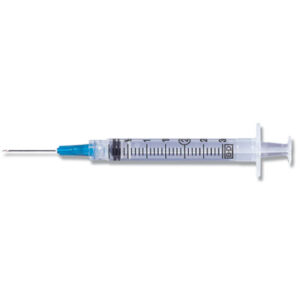 Syringe with Hypodermic Needle PrecisionGlide? 3 mL 23 Gauge 1-1/2 Inch Detachable Needle Without Safety
