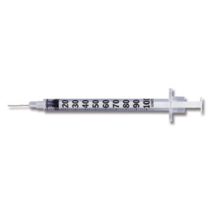 Tuberculin Syringe with Needle PrecisionGlide? 1 mL 21 Gauge 1 Inch Detachable Needle Without Safety