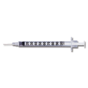 Tuberculin Syringe with Needle PrecisionGlide? 1 mL 26 Gauge 3/8 Inch Detachable Needle Without Safety