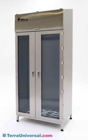 Cabinet, 304SS-Acrylic, Garment Storage, Filter/Blower