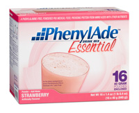 PhenylAde Essential DM, Strawberry Pouches