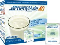 PhenylAde 40, Unflavored Pouches