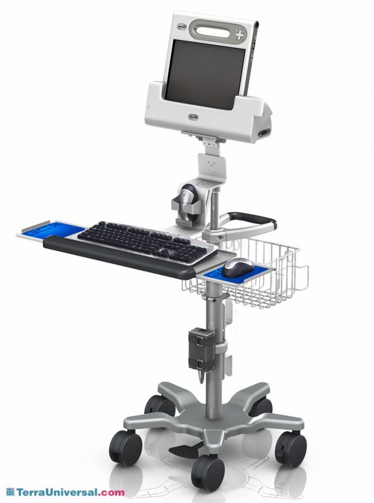 Computer Cart with Docking Station