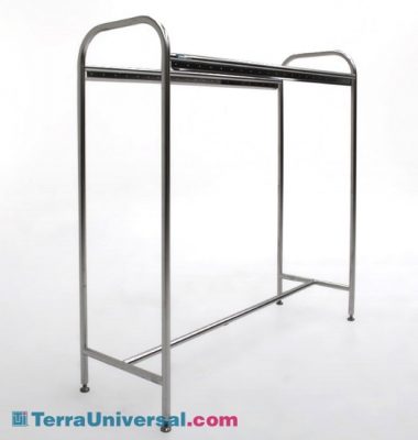 Rack, Garment Storage, UltraClean SS Cylinder Tube Frame, Single-Rack