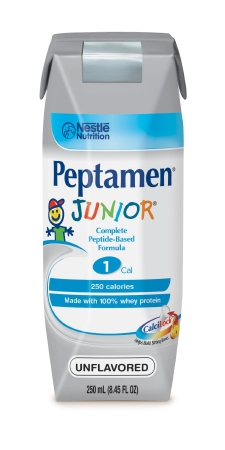 Pediatric Tube Feeding Formula Peptamen Junior® 250 mL Carton Ready to Use Ages 1-13 Years