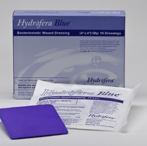 Bacteriostatic Wound Dressing Hydrofera Blue?