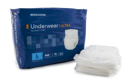 Adult Absorbent Underwear McKesson Ultra