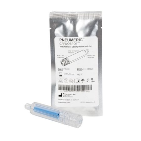 Pneumothorax Decompression Indicator Pneumeric™ Capnospot™ For 14 Gauge and 10 Gauge Air Release System / Enhanced ARS Products