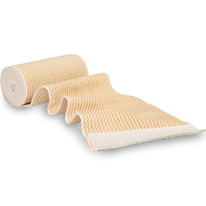Elastic Bandage NAR 4 Inch X 5 Yard Single Hook and Loop Closure Tan NonSterile Standard Compression