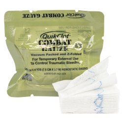 Hemostatic Dressing Quick-Clot® Combat Gauze 3 Inch X 4 Yard 1 per Pack Sterile