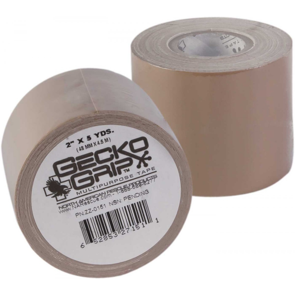Adhesive Tape Gecko Grip™ 2 Inch X 5 Yard Synthetic Rubber